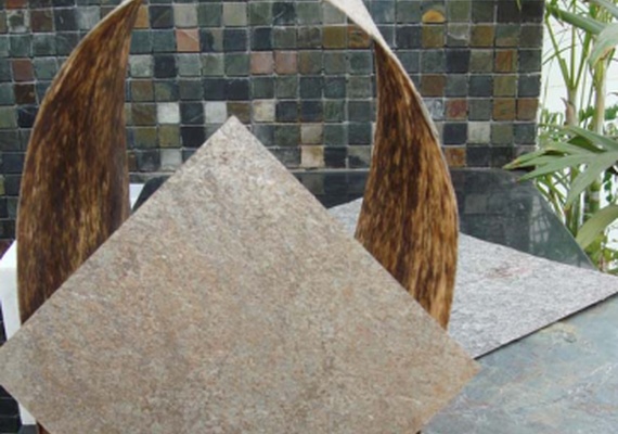 <p>Supplier:&nbsp;<strong>Rapha-Systems Handels &ndash; GmbH </strong>(Austria)<br />
It is a real stone veneer made from splitable slate rocks. Thin layers of approximately 0.1 to 2.0 mm are split from big, random sized rock sheets. A polyester resin and glass fibers are bonding the veneer layers together. The rough split surfaces and the ever changing color variations in each layer make each leaf a unique piece and a treat for the senses.</p>


                                <a target='_blank' href='http://www.rapha-systems.at/'>
                                    <span class='font-icon-eye'></span>
                                    http://www.rapha-systems.at/
                                </a>
                                   

                                 
                                <a target='_blank' href='/media/pdfs/raphastone1.pdf'>
                                    <span class='font-icon-book'> </span>
                                </a>
                                

                                
